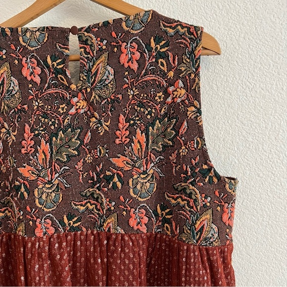 Eva Franco Anthropologie Jacquard Sleeveless Top XL - Picture 9 of 11